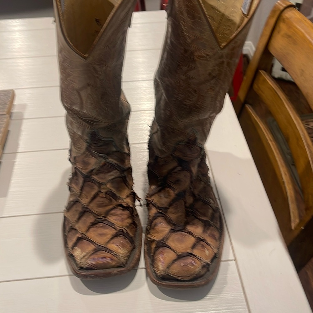 Worn Anderson Bean Big Bass 9EE boots